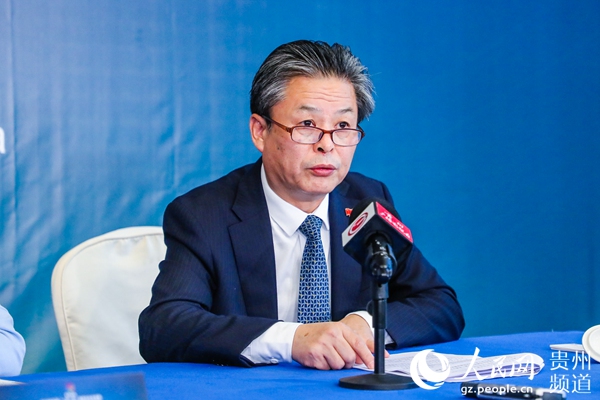 中國-東盟中心秘書長陳德海。吳少飛 攝