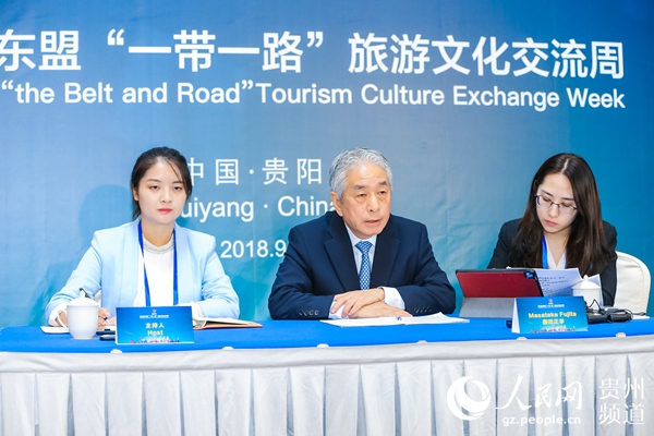 日本—東盟中心秘書長藤田正。孫一銘 攝