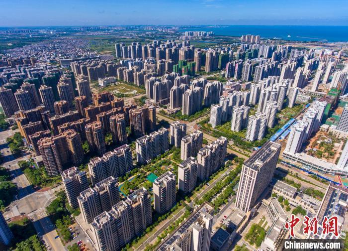 資料圖：航拍某房地產(chǎn)項目。 駱云飛 攝