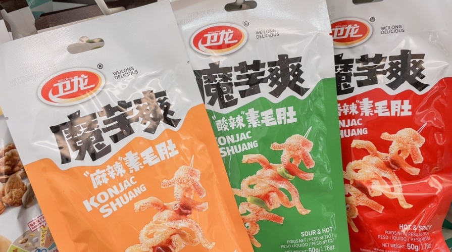 圖為魔芋爽。圖片來源：臺灣《聯(lián)合報》楊雅婷攝。